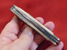 MINT CONDITION BULLDOG BRAND 1ST GEN. LARGE CONGRESS TOBACCO KNIFE GENUINE STAG ENGLISH STEEL 1985 MINT CONDITION BULLDOG BRAND 1ST GEN. LARGE CONGRESS TOBACCO KNIFE GENUINE STAG ENGLISH STEEL 1985