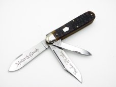 Maher & Grosh #498 The Yankee Whittler by Great Eastern; 3 3/4” closed, jigged bone handles