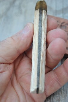 Challenge Cutlery Co. Sheffield England Blade Etched The Hunter's Knife Factory Edge Tarnished 10" 