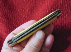 NEAR TO MINT CONDITION CASE XX USA ( NO D0TS ) Pattern # 3254 FLAT YELLOW HANDLES 1965 to 1969 NEAR TO MINT CONDITION CASE XX USA ( NO D0TS ) Pattern # 3254 FLAT YELLOW HANDLES 1965 to 1969