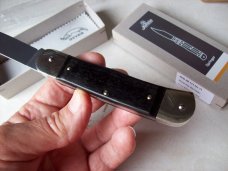 Hubertus Knife Solingen, Germany Large Size 11 Exotic Ebonywood NIB Hubertus Knife Solingen, Germany Large Size 11 Exotic Ebonywood NIB