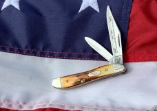 Case xx 1989 Centennial Peanut Knife (MDL# 5220 SS) w/ Great Stag Handles -NOS in M/NM Condition
