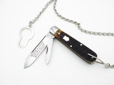 Maher & Grosh #14 Chain Knife – Boy’s Knife by Great Eastern; 3 1/2” closed, jigged bone handles