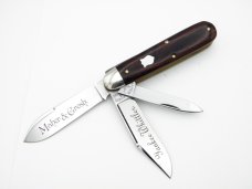 Maher & Grosh #498 The Yankee Whittler by Great Eastern; 3 3/4” closed, cocobolo handles,
