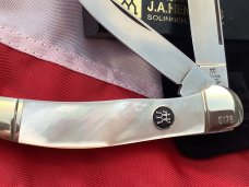 J A Henckels Copperhead Pocket Knife w/ Fantastic Mother of Pearl Handles -NOS J A Henckels Copperhead Pocket Knife w/ Fantastic Mother of Pearl Handles -NOS