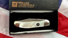 J A Henckels Copperhead Pocket Knife w/ Fantastic Mother of Pearl Handles -NOS J A Henckels Copperhead Pocket Knife w/ Fantastic Mother of Pearl Handles -NOS