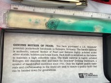 J A Henckels Copperhead Pocket Knife w/ Fantastic Mother of Pearl Handles -NOS J A Henckels Copperhead Pocket Knife w/ Fantastic Mother of Pearl Handles -NOS
