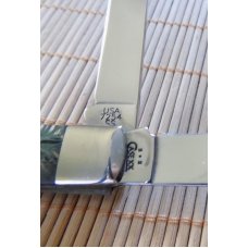 Mint CASE XX Trapper #7254 Green jigged bone Handles knife 07-23-02 LOT D Mint CASE XX Trapper #7254 Green jigged bone Handles knife 07-23-02 LOT D