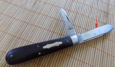 New York Knife Co. Walden swell end Knife