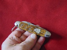 EXCELLENT CONDITION VINTAGE STA-SHARP HIGH CARBON STEEL USA BOY SCOUT KNIFE ETCHED 1927-1940 EXCELLENT CONDITION VINTAGE STA-SHARP HIGH CARBON STEEL USA BOY SCOUT KNIFE ETCHED 1927-1940