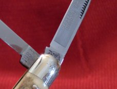 MINT CONDITION BULLDOG BRAND 1ST GEN. CONGRESS KNIFE OLD CHUM CHEWING TOBACCO GENUINE STAG 1983 MINT CONDITION BULLDOG BRAND 1ST GEN. CONGRESS KNIFE OLD CHUM CHEWING TOBACCO GENUINE STAG 1983
