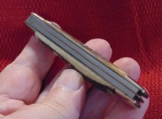 MINT CONDITION BULLDOG BRAND 1ST GEN. CONGRESS KNIFE OLD CHUM CHEWING TOBACCO GENUINE STAG 1983 MINT CONDITION BULLDOG BRAND 1ST GEN. CONGRESS KNIFE OLD CHUM CHEWING TOBACCO GENUINE STAG 1983
