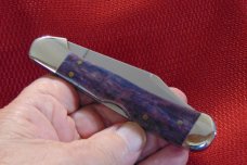 MIB 1997 CASE XX USA 61549L SS SMOOTH PURPLE BONE COPPERLOCK ITEM #02350 1 OF 950 MIB 1997 CASE XX USA 61549L SS SMOOTH PURPLE BONE COPPERLOCK ITEM #02350 1 OF 950