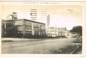 Camillus Cutlery Co. Main Street, Camillus, N. Y. original postcard - 1949