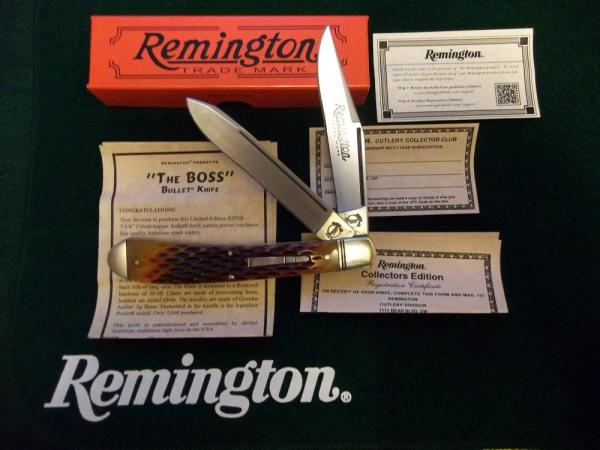 2016 Remington R293B R11035 The Boss HUNTER TRADER TRAPPER Bullet Knife