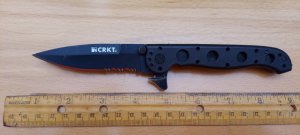 CRKT M16-13ZLEK Spear Point With Triple Point Serrations Folding Knife with Lock