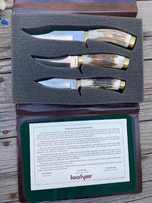 Vintage Kershaw Dan Harrison American Hand-Crafted Series Knives