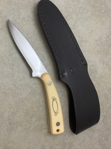 Schrade USA Scrimshaw SC501 Buck Fixed Blade Sheath Knife in Display Box Schrade USA Scrimshaw SC501 Buck Fixed Blade Sheath Knife in Display Box
