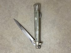 Falcon Italy Horn Lockback Stiletto Knife 