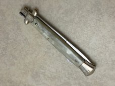 Falcon Italy Horn Lockback Stiletto Knife 