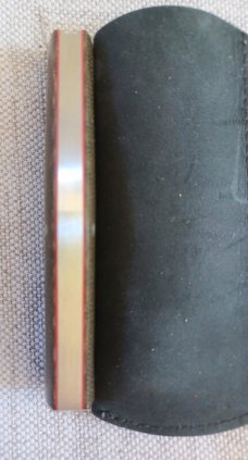 Rhidian Rogue Wave Trapper...OD green canvas micarta. .Cpm154..3.625 cld..red liners..Shield.. slip
