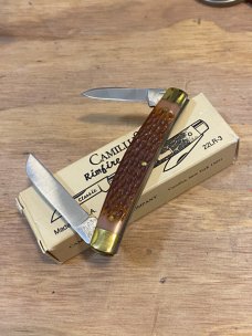 Camillus USA Rimfire Classic 22LR-3 Delrin 2 Blade Congress Knife in Box