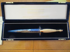 Wilkinson Sword American Historical Foundation Commemorative Fairburn Sykes Dagger 1 of 2500