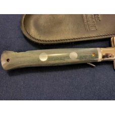 *CUSTOM* 9" AGA CAMPOLIN GIRAFFE BONE SWINGUARD w/ PEARL INLAYS *CUSTOM* 9" AGA CAMPOLIN GIRAFFE BONE SWINGUARD w/ PEARL INLAYS