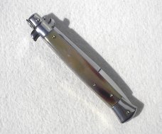 NEW FRANK BELTRAME 11" LIGHT HORN BAYONET BLADE ITALIAN STILETTO