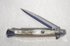 NEW FRANK BELTRAME 11" LIGHT HORN BAYONET BLADE ITALIAN STILETTO