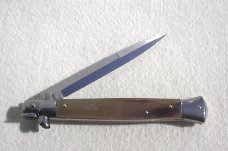 NEW FRANK BELTRAME 11" LIGHT HORN BAYONET BLADE ITALIAN STILETTO
