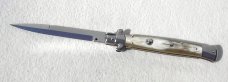 NEW FRANK BELTRAME 11" LIGHT HORN BAYONET BLADE ITALIAN STILETTO