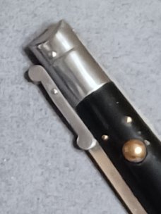 10 3/4" vintage rizzuto estilleto milano step bolster. 10 3/4" vintage rizzuto estilleto milano step bolster.