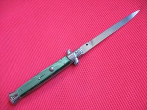 Vintage ROSTFREI Italian 1970's 11" Stiletto Switchblade Knife.