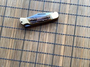 VINTAGE PUMA DUKE LOCKBACK STAG KNIFE