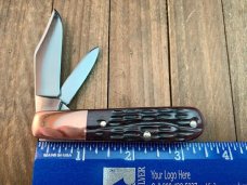 Kabar by Canal Street Coppersmith 2 Blade Barlow Rootbeer Bone Copper Bolsters Kabar by Canal Street Coppersmith 2 Blade Barlow Rootbeer Bone Copper Bolsters