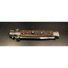 NEW - 9" Italian Stiletto with Gnarly Stag Scales NEW - 9" Italian Stiletto with Gnarly Stag Scales