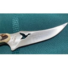 Schrade 2001-2002 Duck Stamp Anniversary Edition 0934 RARE Stag!! Schrade 2001-2002 Duck Stamp Anniversary Edition 0934 RARE Stag!!