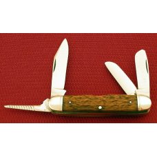 Camillus HIGH CARBON STEEL Gen Bone Cattle Stockman 4 Blade Knife 1927/1940 Sears Roebuck & Company Camillus HIGH CARBON STEEL Gen Bone Cattle Stockman 4 Blade Knife 1927/1940 Sears Roebuck & Company