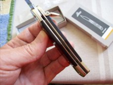 Hubertus Knife Solingen, Germany Size 10 Medium Exotic Black Ebonywood NIB Hubertus Knife Solingen, Germany Size 10 Medium Exotic Black Ebonywood NIB