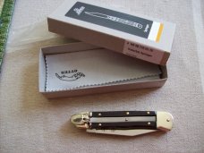 Hubertus Knife Solingen, Germany Size 10 Medium Exotic Black Ebonywood NIB Hubertus Knife Solingen, Germany Size 10 Medium Exotic Black Ebonywood NIB