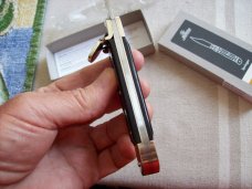 Hubertus Knife Solingen, Germany Large Size 11 Exotic Black Ebonywood NIB Hubertus Knife Solingen, Germany Large Size 11 Exotic Black Ebonywood NIB