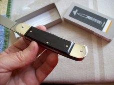 Hubertus Knife Solingen, Germany Large Size 11 Exotic Black Ebonywood NIB Hubertus Knife Solingen, Germany Large Size 11 Exotic Black Ebonywood NIB