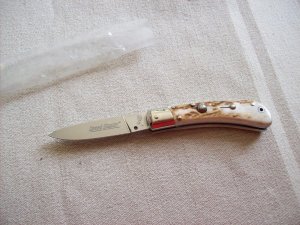 Italian Speed Hunter AKC Italy W/Genuine Stag/Antler Handles UNUSED