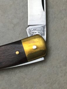 Camillus USA Wood 2 Small Lockback Knife in Box Camillus USA Wood 2 Small Lockback Knife in Box