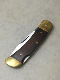 Camillus USA Wood 2 Small Lockback Knife in Box Camillus USA Wood 2 Small Lockback Knife in Box