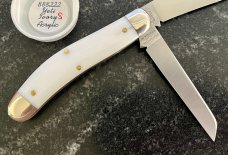 Great Eastern Cutlery Tidioute 888222S Bayou Trapper Yeti Knife, Ivory Acrylic Handle, New (GEC 88) Great Eastern Cutlery Tidioute 888222S Bayou Trapper Yeti Knife, Ivory Acrylic Handle, New (GEC 88)
