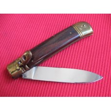 Old Stock Italian Rosewood Leverlock Switchblade Knife - ROSTFREI Old Stock Italian Rosewood Leverlock Switchblade Knife - ROSTFREI