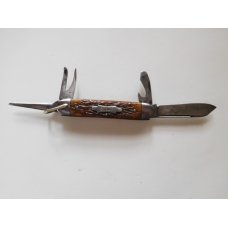 Vintage 1900-1930 Crown Cutlery Co. New York Boy Scout Utility Pocket Knife Vintage 1900-1930 Crown Cutlery Co. New York Boy Scout Utility Pocket Knife