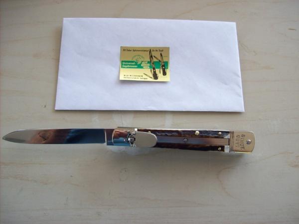 Weidmannsheil Wilhelm Weltersbach Circa 1970's Size 12 Slim Line Gen. Stag Lever Like Hubertus RARE! Weidmannsheil Wilhelm Weltersbach Circa 1970's Size 12 Slim Line Gen. Stag Lever Like Hubertus RARE!